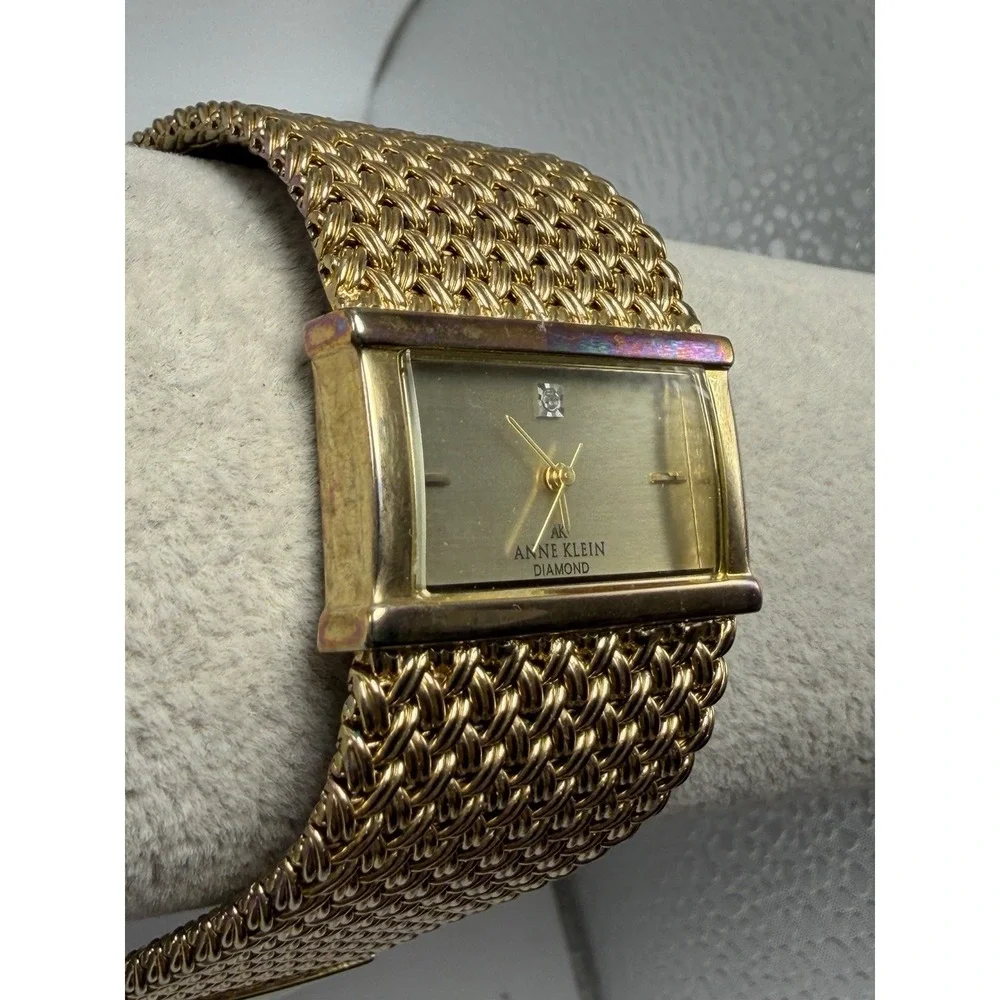 Anne Klein Diamond 10/7346 New Battery Ladies Watch 31MM 6.5